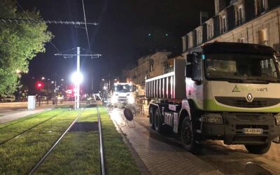 Réhabilitation des espaces verts sur les lignes C et D du tramway